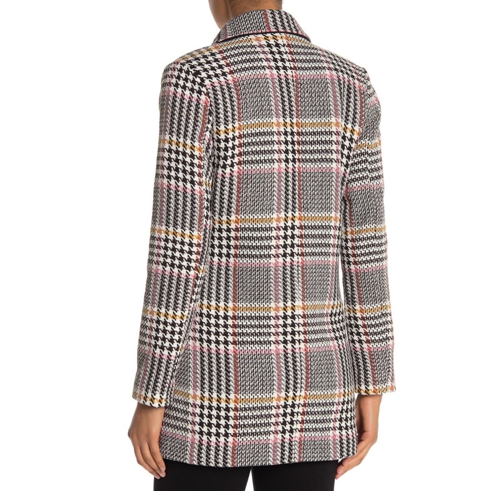 NWT!💝 Sebby Plaid Two Button Woven Coat - Picture 3 of 6